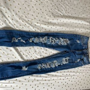 A small bleach stain